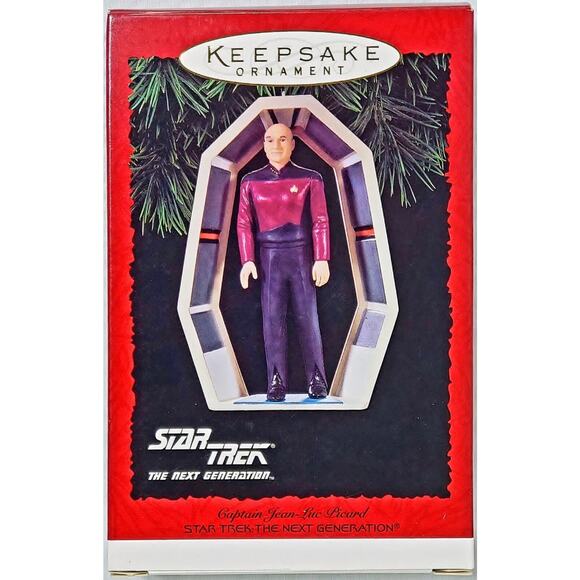 Hallmark Keepsake Ornament Star Trek The Next Generation Captain Jean-Luc-Picard - Picture 5 of 8